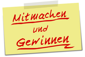Mitmachen Gewinnen  Zettel  #130206-svg05