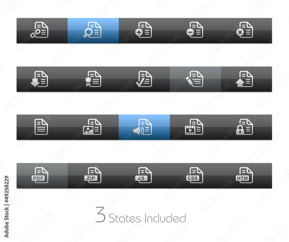 Aufkleber documents-1 / it includes 3 states in different layers