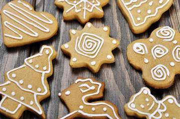 Christmas Ginger and Honey cookies