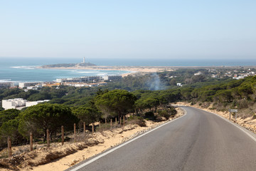 El Palmar village and beach. Costa de la luz, Spain © philipus