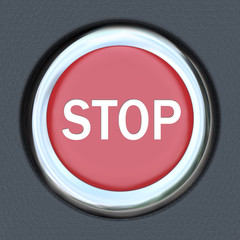 Stop Word Red Car Push Button Starter