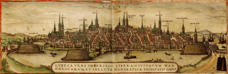Lubek old map
