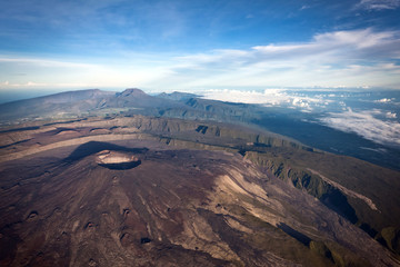 Fototapeta na wymiar Widok z lotu ptaka Reunion