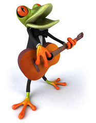 Naklejka premium Fun frog