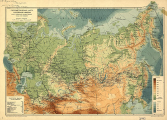 Obraz premium old map