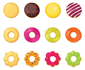 Different style donuts