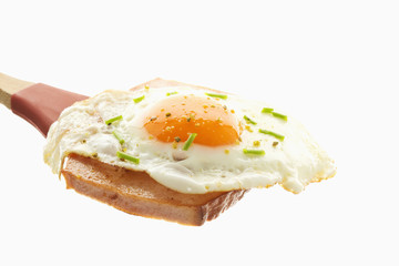 Leberkäse mit Spiegelei