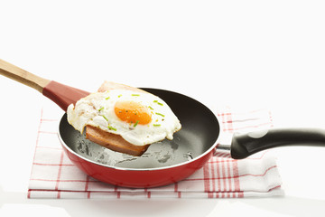 Leberkäse mit Spiegelei