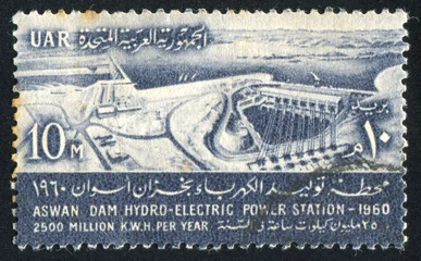 Poster Dam Aswan high dam