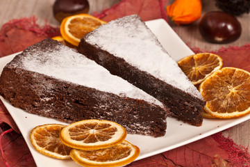 Chestnut cake