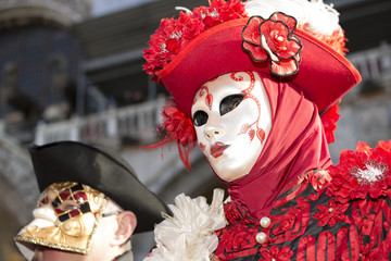 Maske in Venedig zum Karneval
