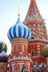 Fototapeta na wymiar Bazyli Cathedral, Plac Czerwony, Moskwa, Rosja. UNESCO World On