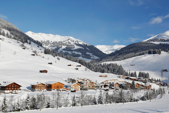 gerlos austria in the winter