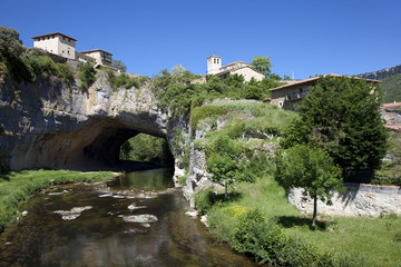 Fototapeta na wymiar Puentedey, Burgos, Castilla y Leon, Hiszpania