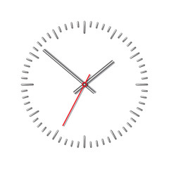 Wall mechanical clock.