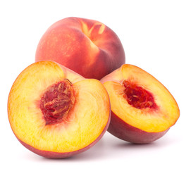 Ripe peach fruit
