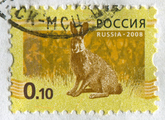 Postage stamp.
