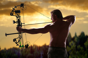 Hunting with a compound bow