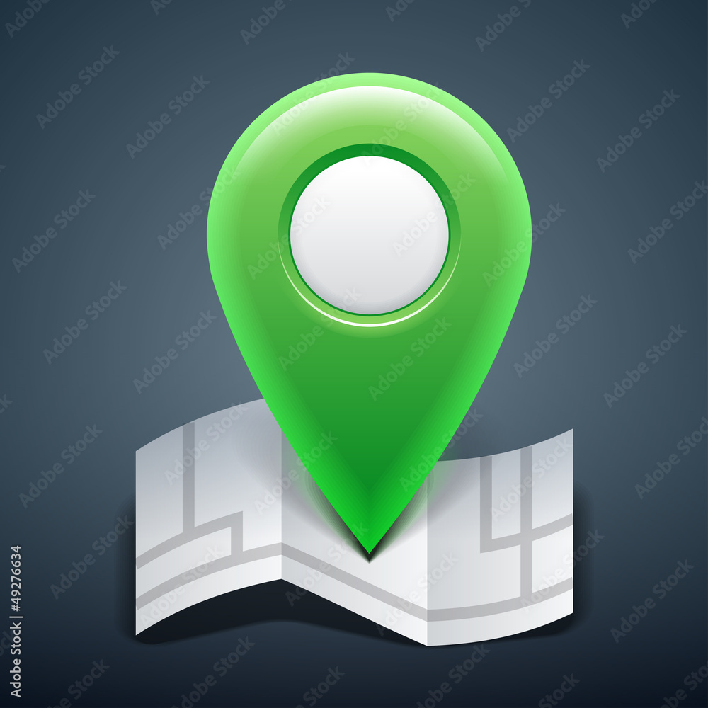 Poster pin pointer