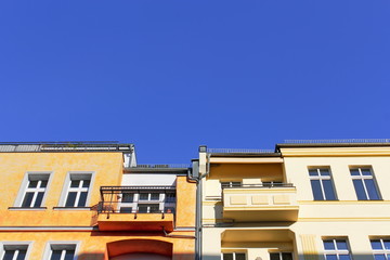 Sanierte Wohnhäuser