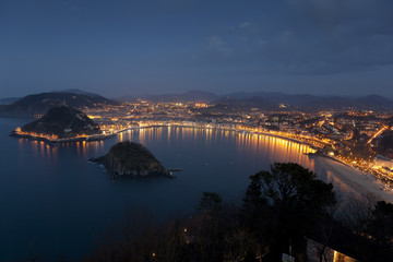 Fototapeta premium View of San Sebastian, Gipuzkoa, Spain