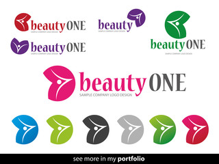 Company Logo Beauty Design,Vector