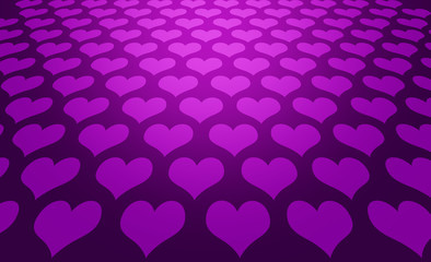 Fototapeta premium hearts background