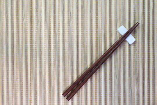 Chopsticks and Asian table setting