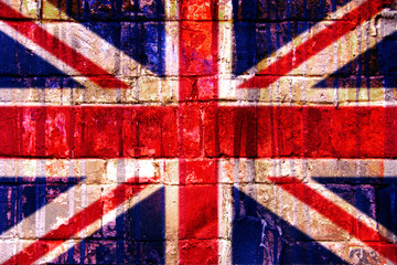 Drapeau Royaume Uni street art