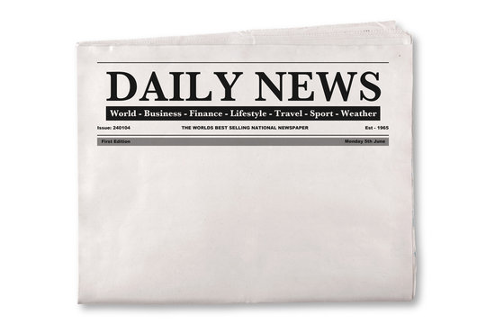 Blank Daily Newspaper