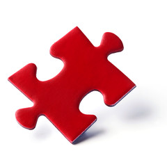 Jig Saw Puzzle - Red Piece - 49279811