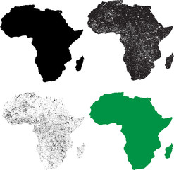 abstract Africa maps