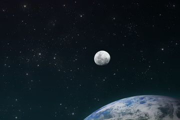 Earth and Moon