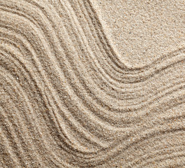 Abstract lines on sand