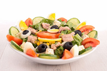 fresh vegetable salad