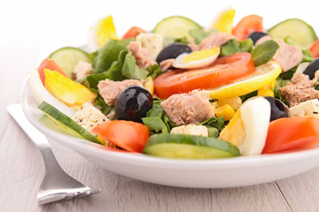 fresh vegetable salad