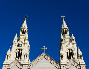 Obraz premium Spires of Saints Peter and Paul Church