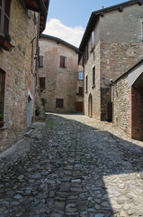 Fototapeta premium Przejście. Castell'Arquato. Emilia Romagna. Włochy.