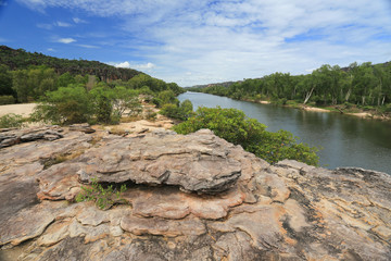 Fototapeta na wymiar Landscape of Kakadu with Alligator River
