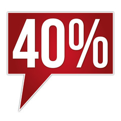 Button Banner 40 PROZENT / REDUZIERT