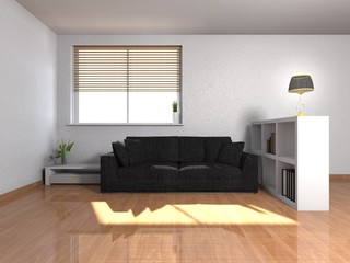 Modern eingerichtetes Wohnzimmer