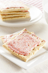 Hot Strawberry Toaster Pastry