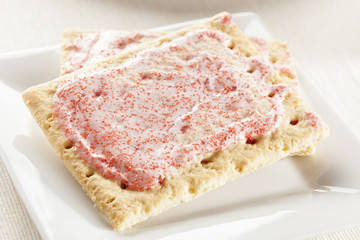 Hot Strawberry Toaster Pastry