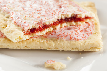 Hot Strawberry Toaster Pastry