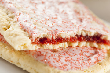 Hot Strawberry Toaster Pastry