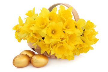 Easter Flower Basket