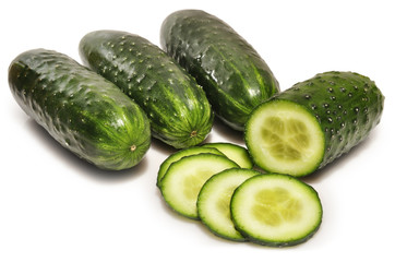 Rodajas de pepino.