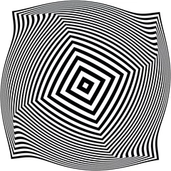 Papier Peint photo autocollant Psychédélique Tourbillon en spirale abstraite 02