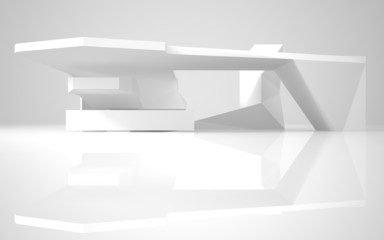 Abstract Architecture.Concept of a modern building