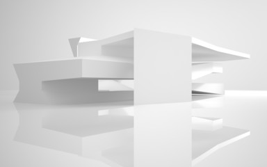 Abstract Architecture.Concept of a modern building